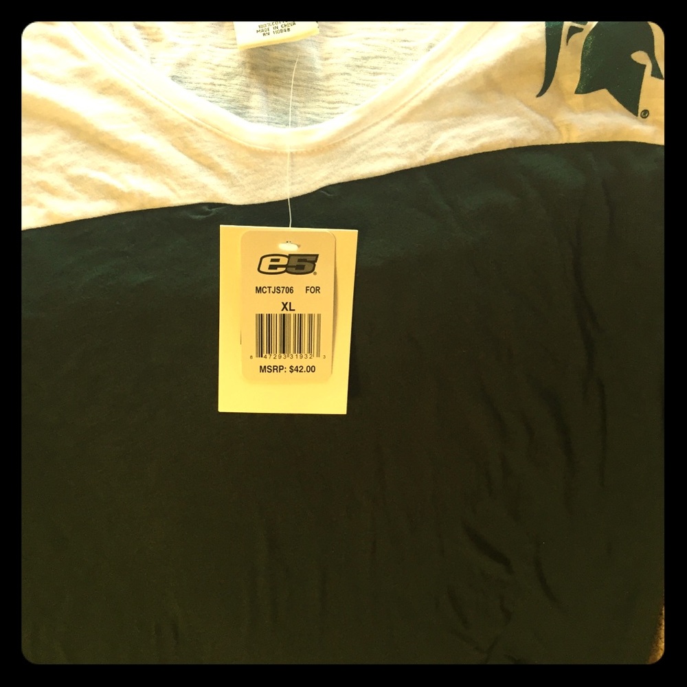 Women’s XL Big Ten MSU powder puff shirt